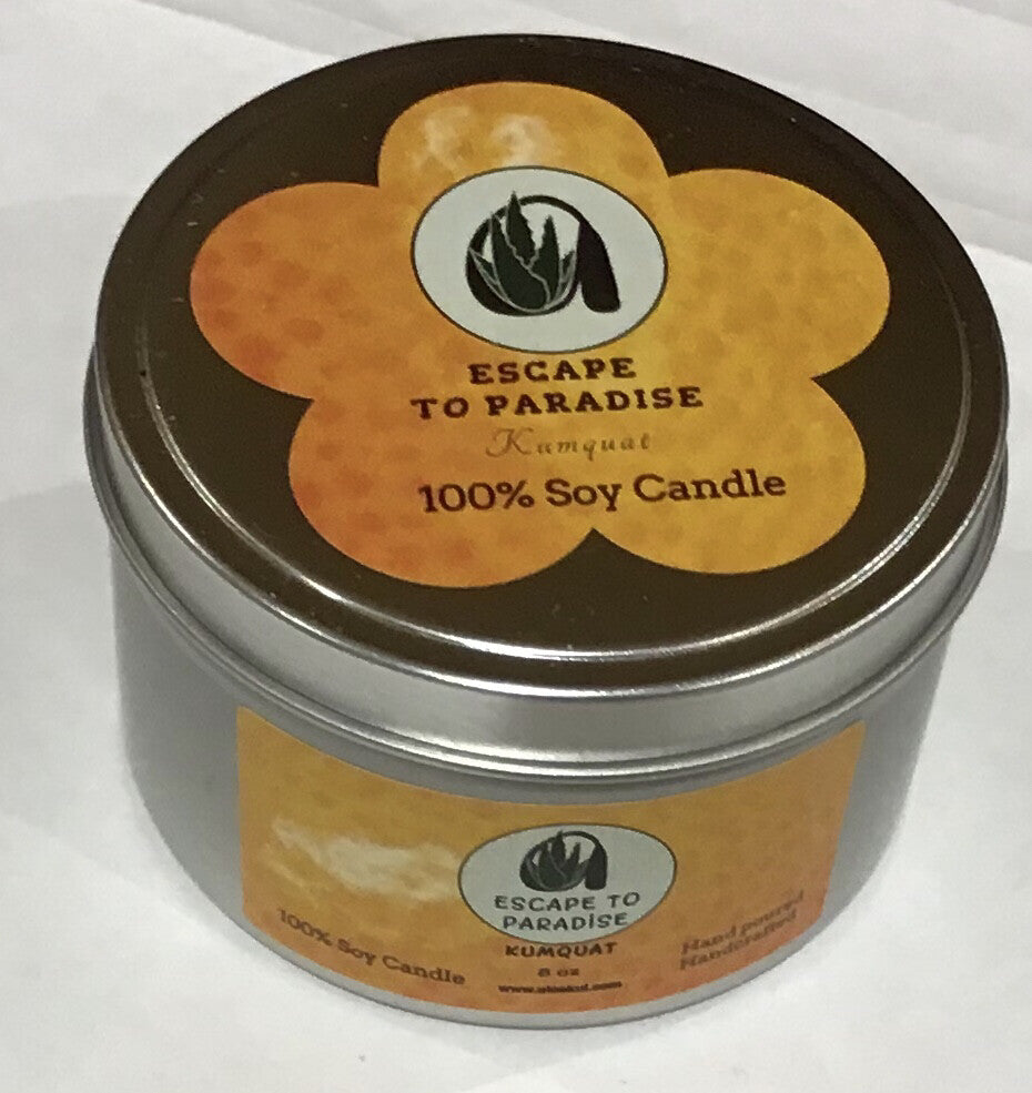 Escape To Paradise Soy Candles, 4 Sizes.