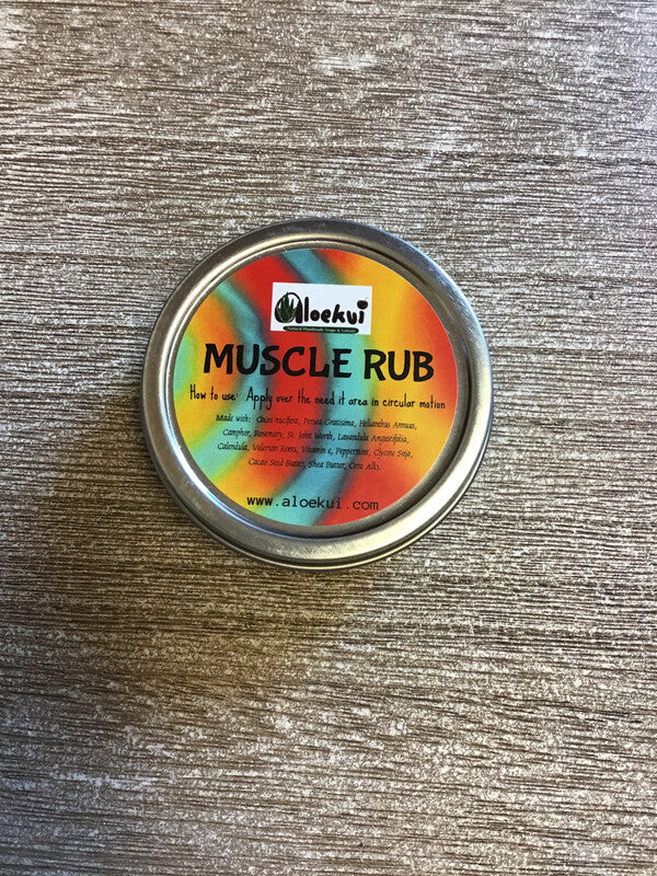 Muscle Rub. Aloekui Balm, 2 OZ