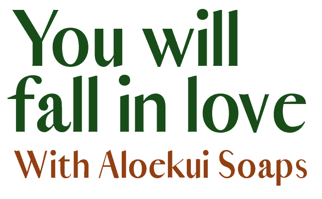 You will fall in love with Aloekui Soaps